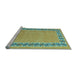 Sideview of Machine Washable Abstract Light Blue Modern Rug, wshabs4662lblu