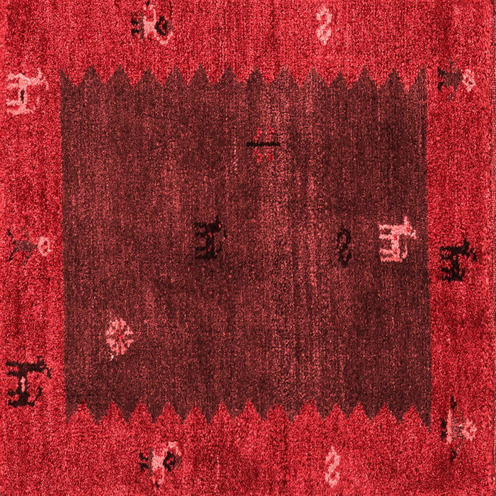 Machine Washable Abstract Red Modern Rug, wshabs4663red