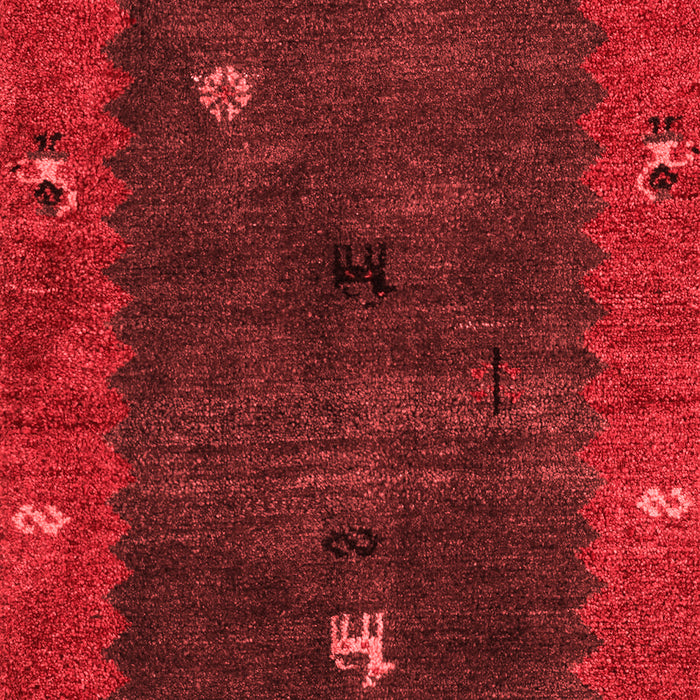 Abstract Red Modern Area Rugs