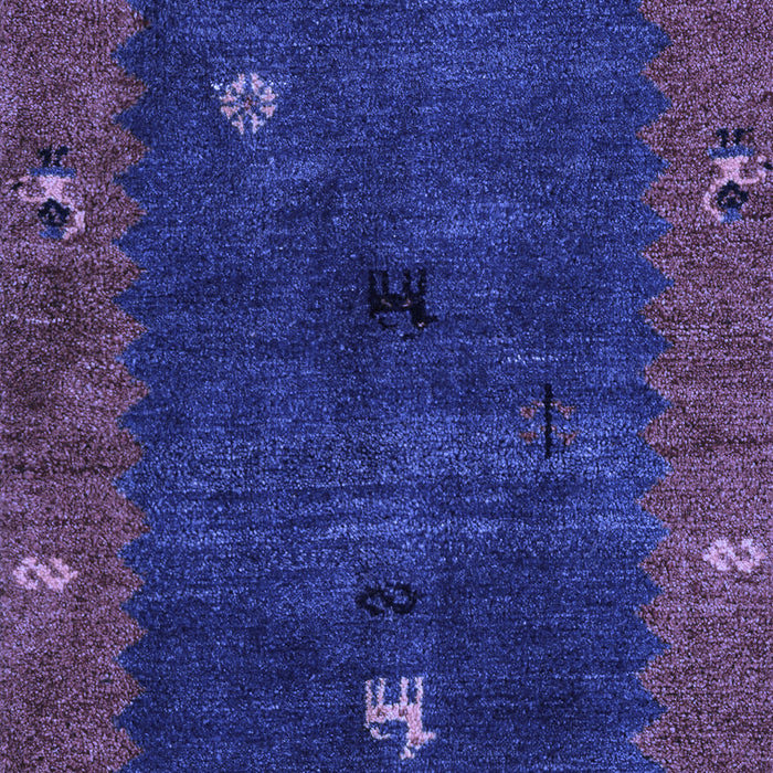 Abstract Blue Modern Rug, abs4663blu
