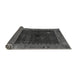 Sideview of Abstract Gray Modern Rug, abs4663gry