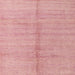 Square Abstract Pink Coral Pink Modern Rug, abs4664