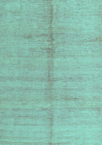 Abstract Turquoise Modern Rug, abs4664turq