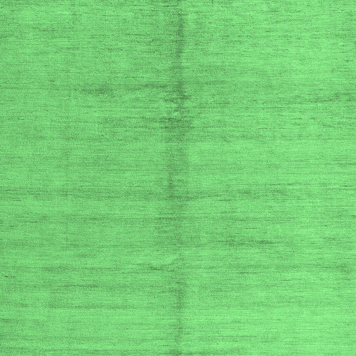 Square Machine Washable Abstract Emerald Green Modern Area Rugs, wshabs4664emgrn