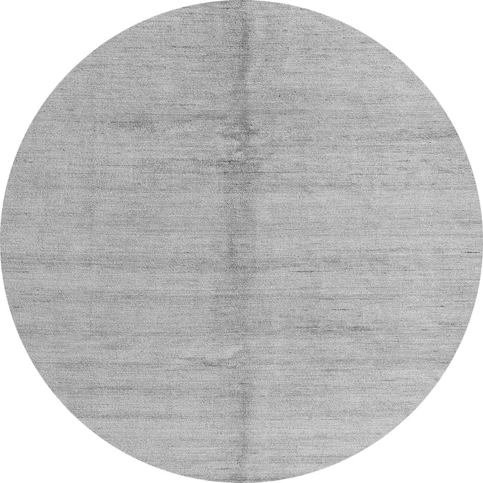 Round Machine Washable Abstract Gray Modern Rug, wshabs4664gry