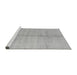 Sideview of Machine Washable Abstract Gray Modern Rug, wshabs4664gry