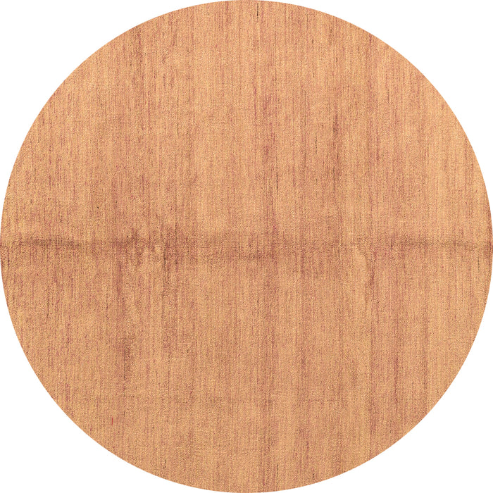 Round Abstract Brown Modern Rug, abs4664brn