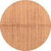 Round Abstract Brown Modern Rug, abs4664brn