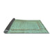 Sideview of Abstract Light Blue Modern Rug, abs4665lblu