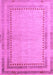 Machine Washable Abstract Purple Modern Area Rugs, wshabs4665pur