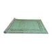 Sideview of Machine Washable Abstract Light Blue Modern Rug, wshabs4665lblu