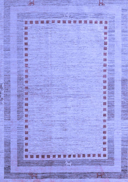 Abstract Blue Modern Rug, abs4665blu