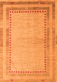 Abstract Orange Modern Rug, abs4665org