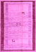 Machine Washable Abstract Purple Modern Area Rugs, wshabs4666pur