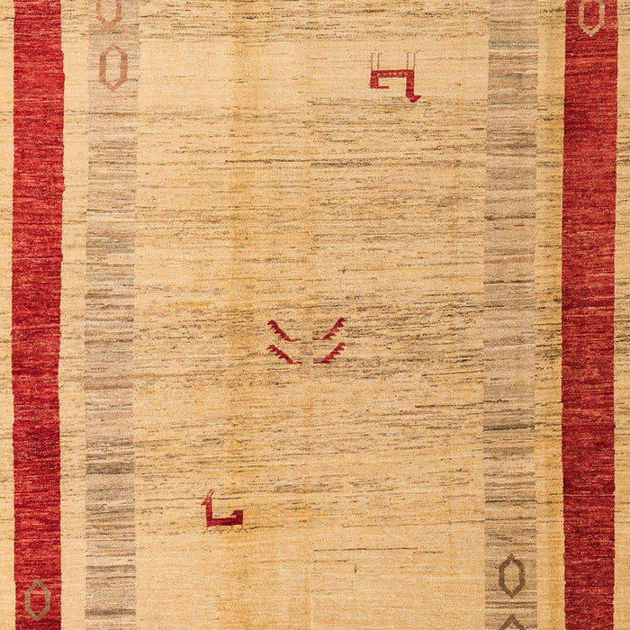 Machine Washable Abstract Orange Rug, wshabs4666