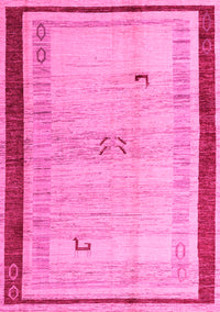 Abstract Pink Modern Rug, abs4666pnk