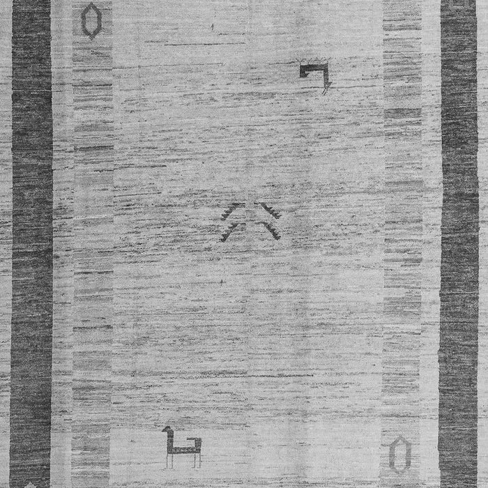 Machine Washable Abstract Gray Modern Rug, wshabs4666gry