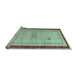 Sideview of Machine Washable Abstract Light Blue Modern Rug, wshabs4666lblu