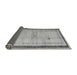 Sideview of Abstract Gray Modern Rug, abs4666gry