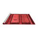 Modern Red Washable Rugs