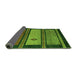 Sideview of Abstract Green Modern Rug, abs4667grn