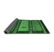 Sideview of Abstract Emerald Green Modern Rug, abs4667emgrn