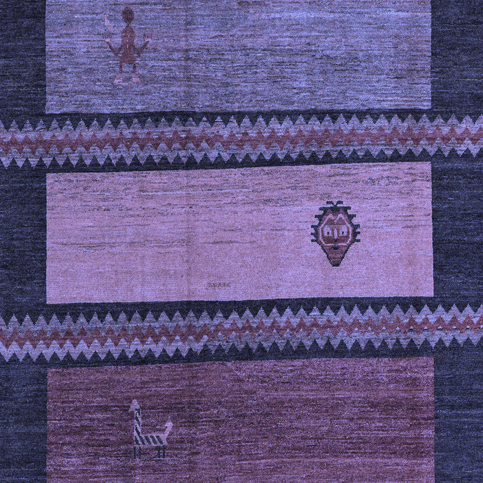 Machine Washable Abstract Blue Modern Rug, wshabs4667blu