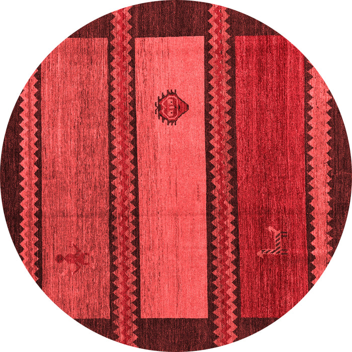 Abstract Red Modern Rug, abs4667red