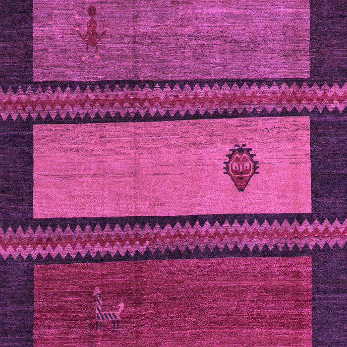 Machine Washable Abstract Purple Modern Area Rugs, wshabs4667pur