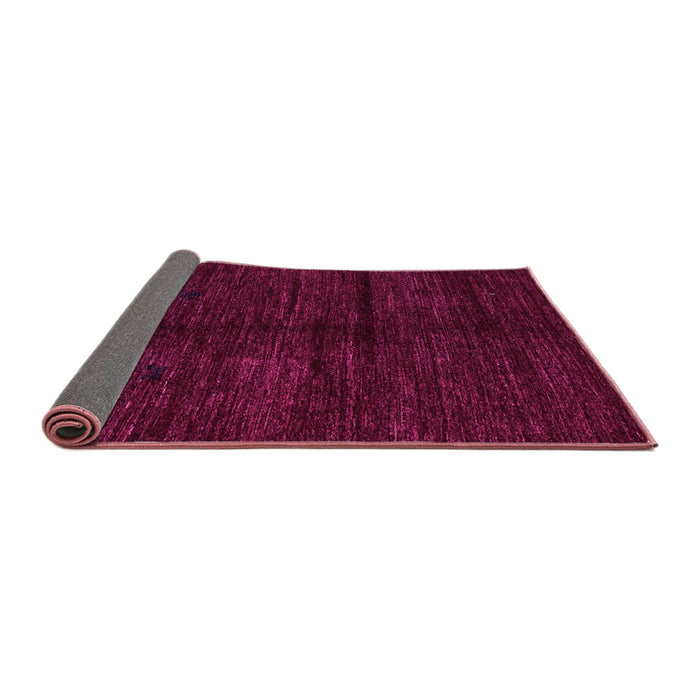 Sideview of Abstract Pink Modern Rug, abs4668pnk