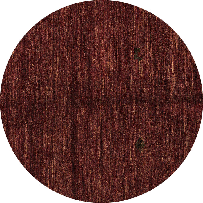 Round Abstract Brown Modern Rug, abs4668brn