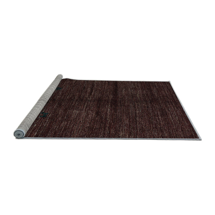 Sideview of Machine Washable Abstract Light Blue Modern Rug, wshabs4668lblu