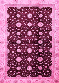 Oriental Pink Traditional Rug, abs466pnk