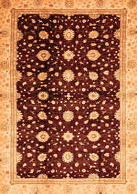 Oriental Orange Traditional Rug, abs466org