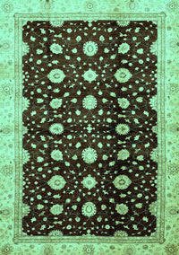 Oriental Turquoise Traditional Rug, abs466turq