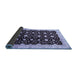 Sideview of Oriental Blue Traditional Rug, abs466blu