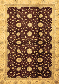 Oriental Brown Traditional Rug, abs466brn