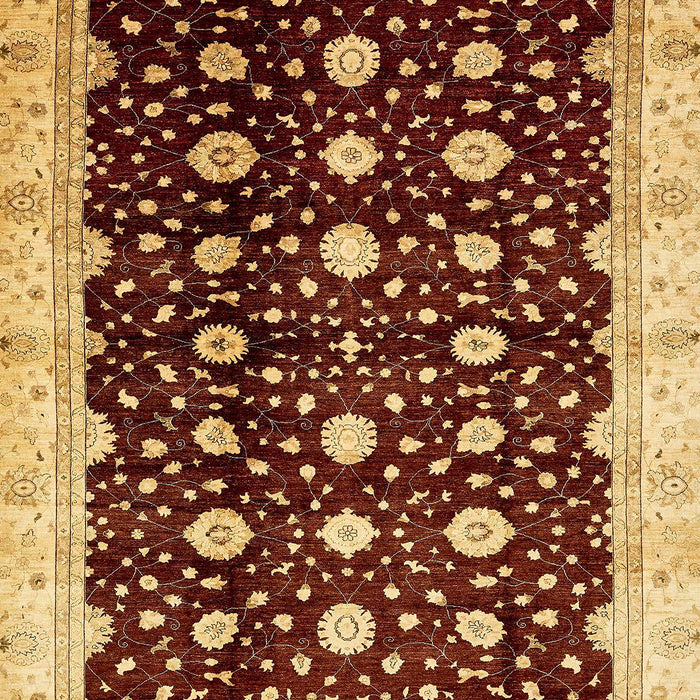 Machine Washable Abstract Orange Rug, wshabs466