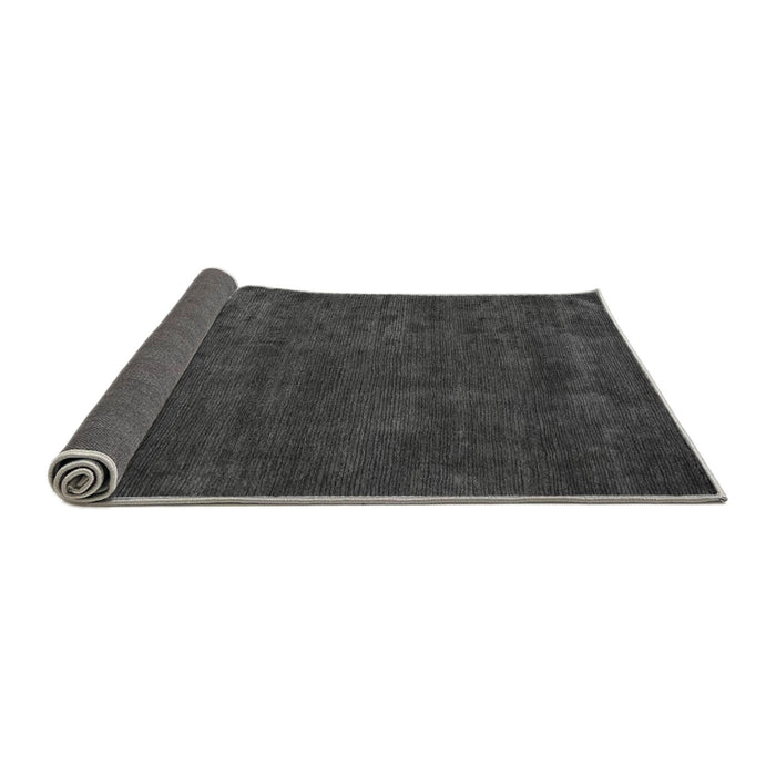 Sideview of Abstract Gray Modern Rug, abs4670gry