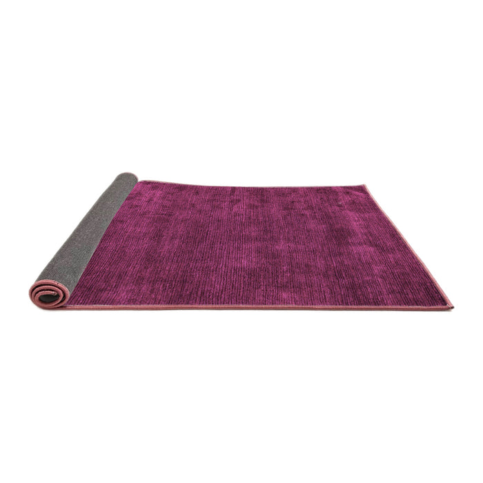 Sideview of Abstract Purple Modern Rug, abs4670pur