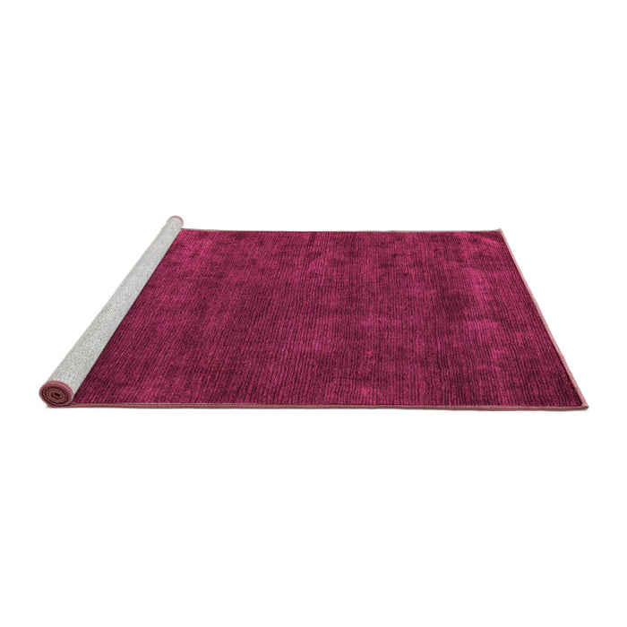 Sideview of Machine Washable Abstract Pink Modern Rug, wshabs4670pnk