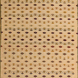 Square Machine Washable Abstract Chocolate Brown Rug, wshabs4671