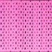 Square Solid Pink Modern Rug, abs4671pnk