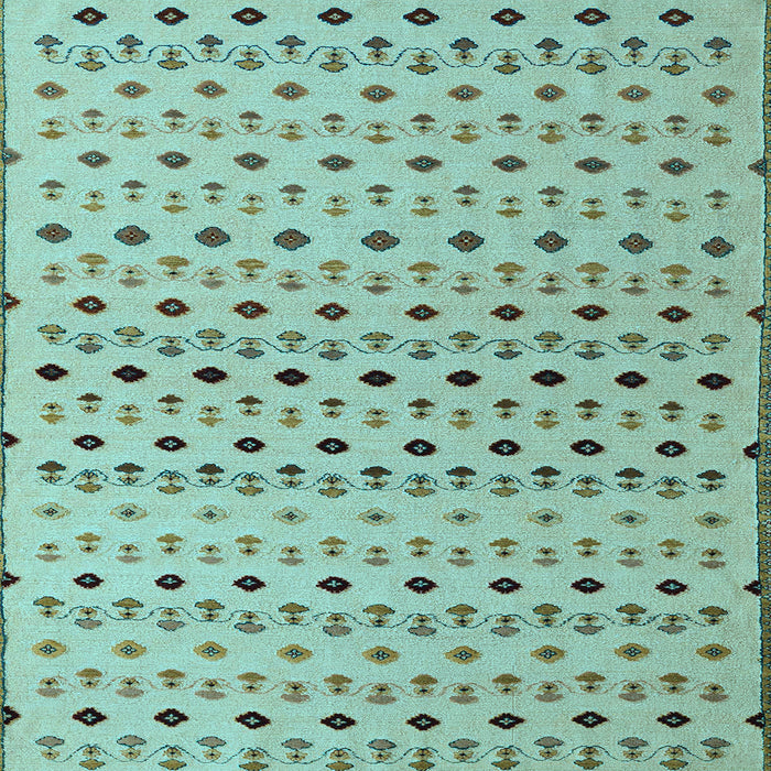 Square Machine Washable Solid Light Blue Modern Rug, wshabs4671lblu