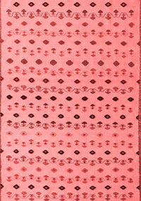 Solid Red Modern Rug, abs4671red