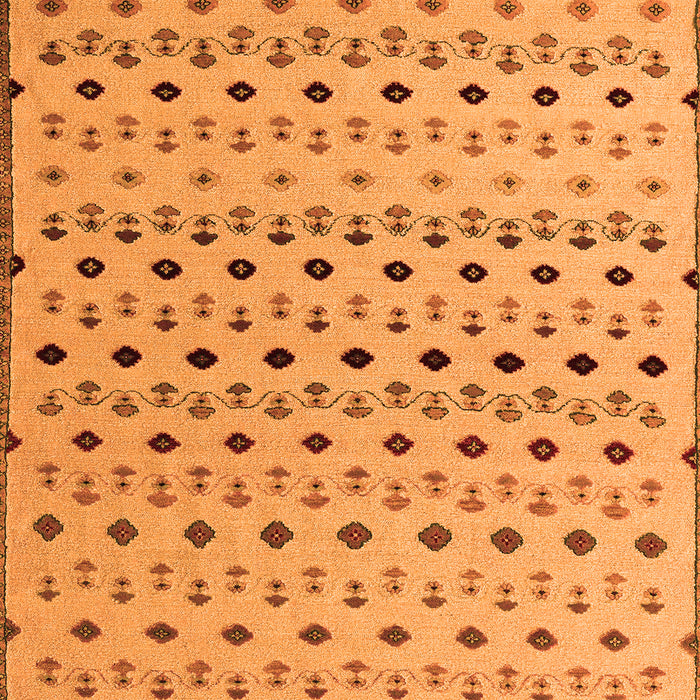 Solid Orange Modern Rug, abs4671org