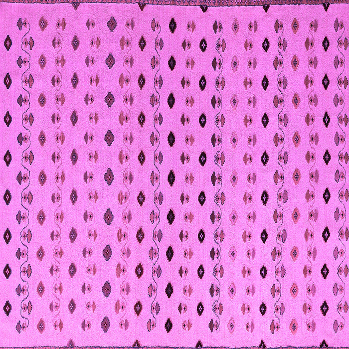 Square Solid Purple Modern Rug, abs4671pur