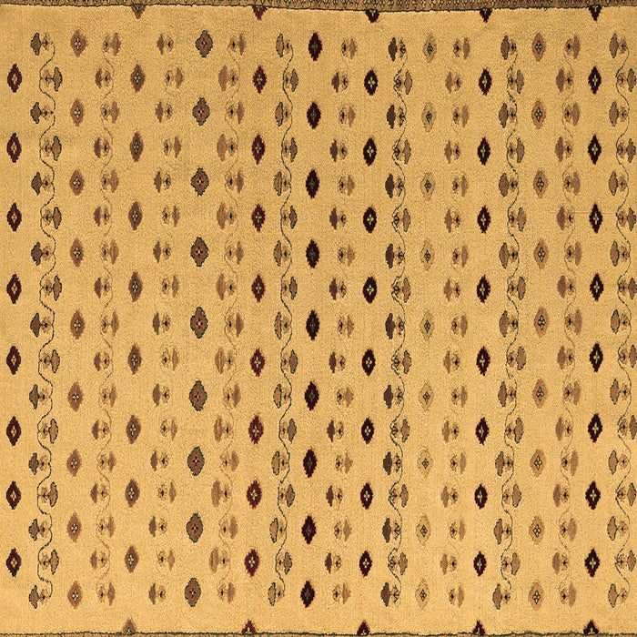 Square Solid Brown Modern Rug, abs4671brn