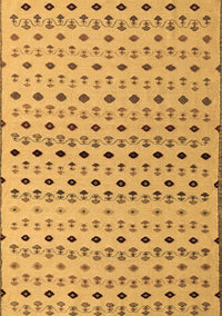 Solid Brown Modern Rug, abs4671brn