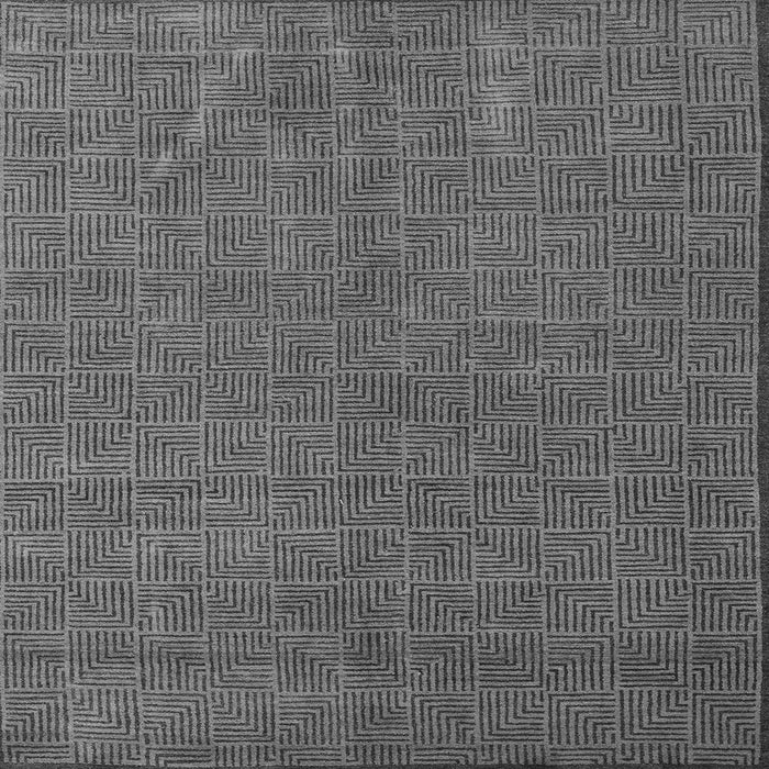 Square Abstract Gray Modern Rug, abs4672gry